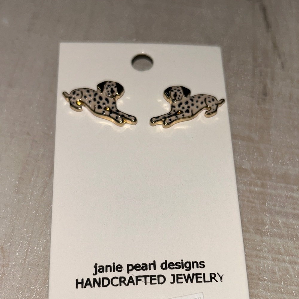 Dalmatian Earrings